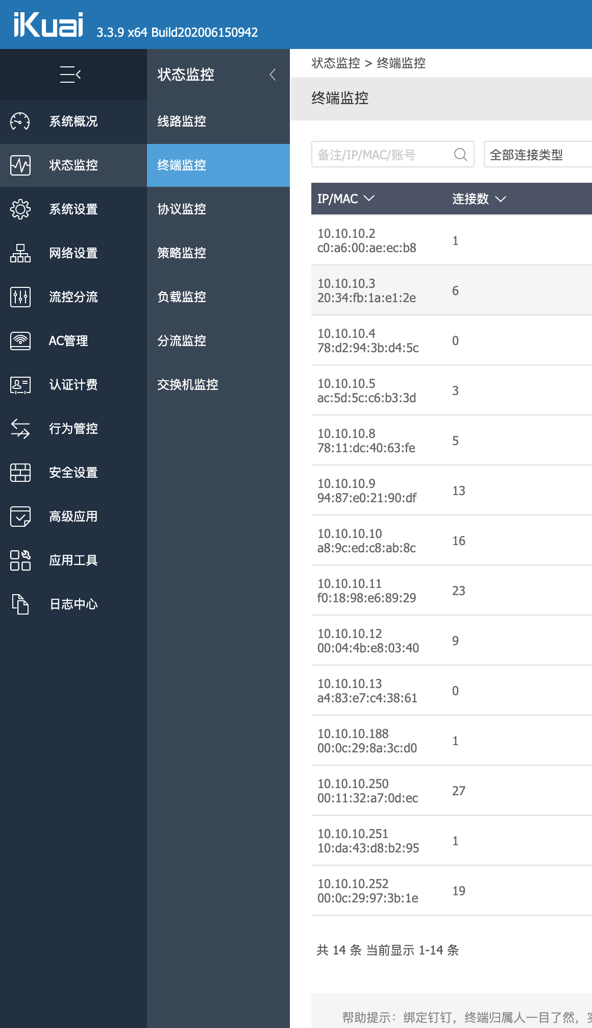 爱快与LEDE双软路由MAC地址重复问题修正