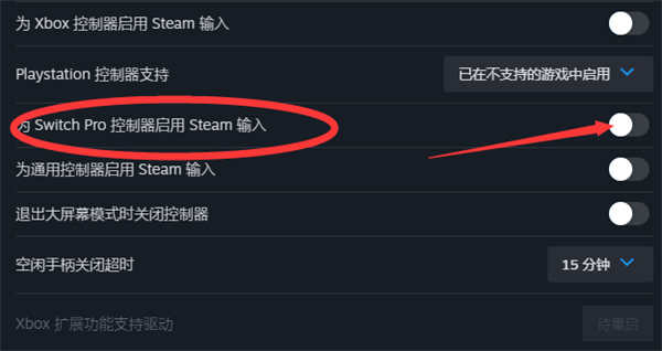 switch手柄怎么启用steam输入