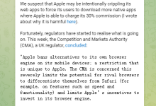 苹果iOS 被批故意限制网络应用功能-有卡有网