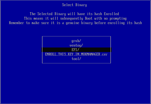 Ventoy安全启动设置Secure Boot