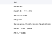 微信开发接收语音消息的接口与参数-有卡有网
