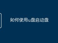 如何使用u盘启动盘-路由网