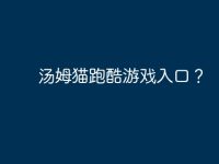 汤姆猫跑酷游戏入口？-路由网