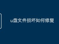 u盘文件损坏如何修复-路由网