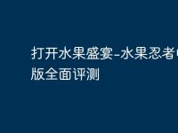 打开水果盛宴-水果忍者电脑版全面评测-路由网