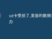 sd卡受损了,里面的数据怎么办-路由网