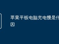 苹果平板电脑充电慢是什么原因-路由网