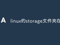 linux的storage文件夹在哪-路由网