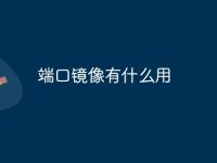 端口镜像有什么用-路由网