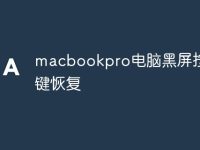 macbookpro电脑黑屏按什么键恢复-路由网