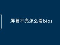 屏幕不亮怎么看bios-路由网
