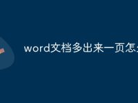 word文档多出来一页怎么办-路由网