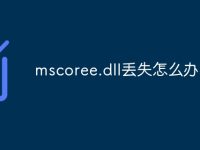 mscoree.dll丢失怎么办-路由网