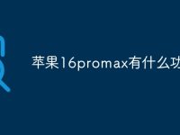 苹果16promax有什么功能-路由网