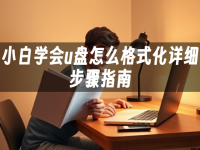 小白学会u盘怎么格式化详细步骤指南-路由网