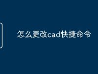 怎么更改cad快捷命令-路由网