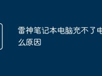 雷神笔记本电脑充不了电是什么原因-路由网