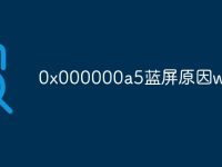 0x000000a5蓝屏原因win10-路由网