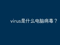 virus是什么电脑病毒？-路由网