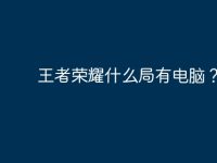 王者荣耀什么局有电脑？-路由网