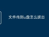 文件传到u盘怎么拔出-路由网