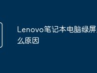 Lenovo笔记本电脑绿屏是什么原因-路由网