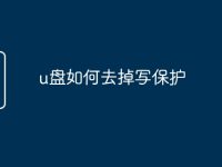 u盘如何去掉写保护-路由网