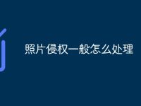 照片侵权一般怎么处理-路由网