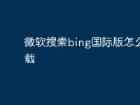 微软搜索bing国际版怎么下载-路由网