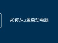如何从u盘启动电脑-路由网