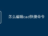 怎么编辑cad快捷命令-路由网
