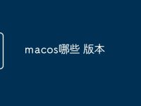 macos哪些 版本-路由网
