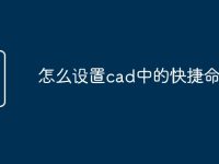 怎么设置cad中的快捷命令-路由网