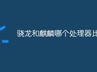 骁龙和麒麟哪个处理器比较好-路由网