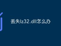 丢失lz32.dll怎么办-路由网