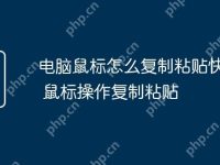 电脑鼠标怎么复制粘贴快捷键 鼠标操作复制粘贴-路由网