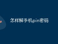 怎样解手机pin密码-路由网