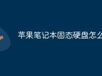 苹果笔记本固态硬盘怎么看-路由网