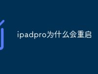 ipadpro为什么会重启-路由网