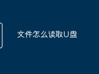 文件怎么读取U盘-路由网