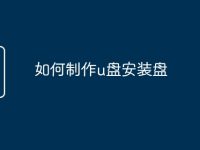 如何制作u盘安装盘-路由网