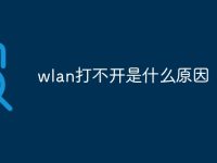 wlan打不开是什么原因-路由网