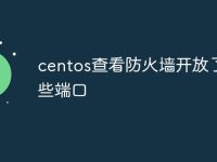 centos查看防火墙开放了哪些端口-路由网