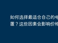 如何选择最适合自己的电脑配置?这些因素会影响价格-路由网