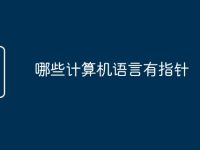 哪些计算机语言有指针-路由网