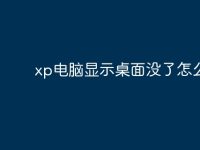 xp电脑显示桌面没了怎么办?-路由网