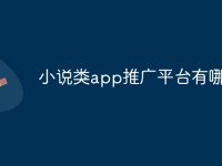 小说类app推广平台有哪些-路由网