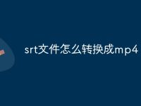 srt文件怎么转换成mp4-路由网