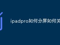 ipadpro如何分屏如何关闭-路由网