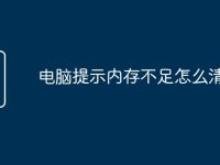 电脑提示内存不足怎么清理-路由网
